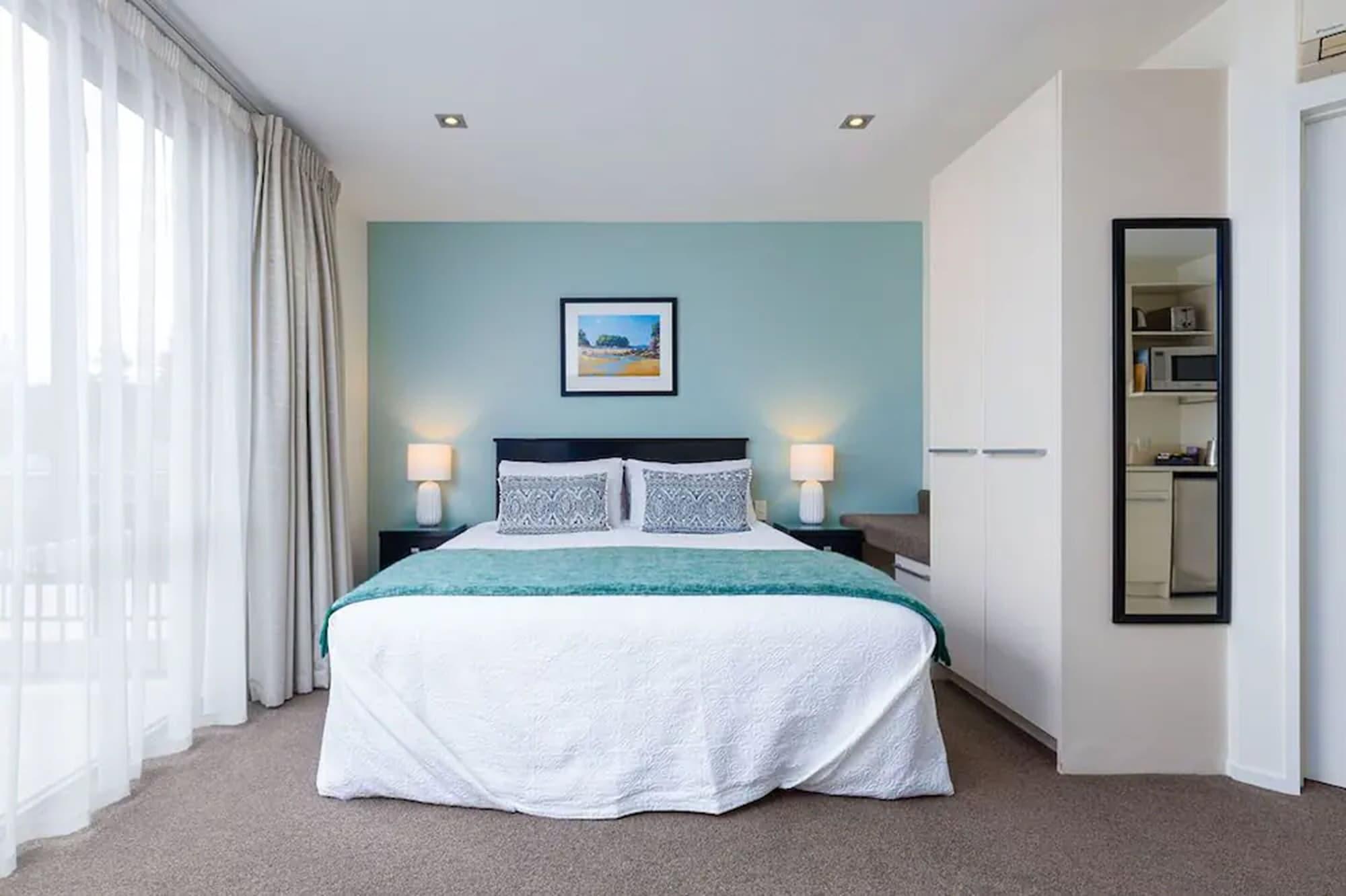 Palazzo Motor Lodge Nelson Eksteriør bilde A bedroom